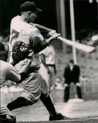 AUTOGRAPHED AL ROSEN 8X10 Cleveland Indians Photo