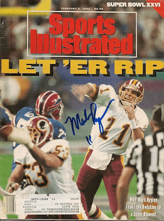 Autographed MARK RYPIEN Sports Illustrated