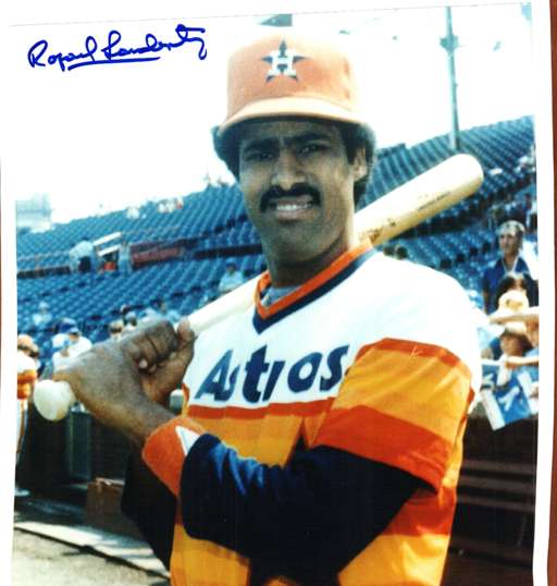 AUTOGRAPHED  photo RAFAEL LANDESTOY Houston Astros
