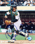 AUTOGRAPHED SIGNED photo RAMON HERNANDEZ Oakland A's