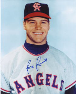 AUTOGRAPHED RICK REICHARDT 8X10 California Angels Photo