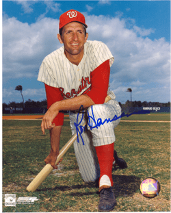 AUTOGRAPHED RON HANSEN 8x10 Washington Senators Photo