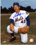 AUTOGRAPHED RON HODGES 8x10 New York Mets photo