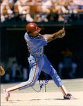 AUTOGRAPHED JUAN SAMUEL  photo  Philadelphia Phillies