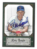 Autographed RON SANTO Chicago Cubs 2006 FLEER GREATS of the GAME CARD