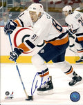 Autographed MIROSLAV SATAN New York Islanders Photo