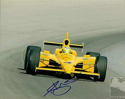 Auotgraphed TOMAS SCHECKTER - FORMULA ONE RACING  Photo
