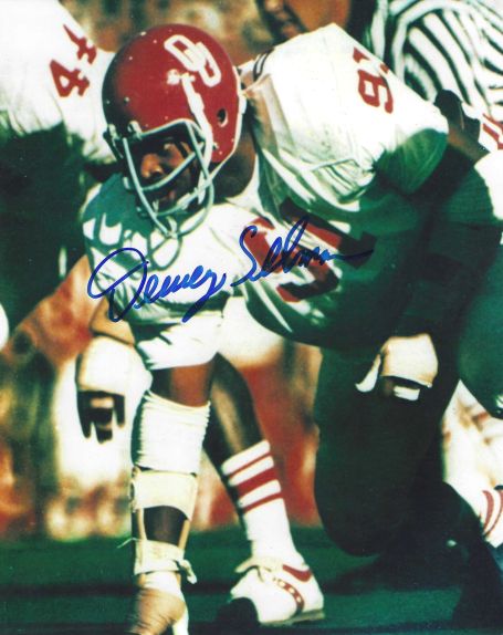 AUTOGRAPHED DEWEY SELMON 8X10 University of Oklahoma Photo