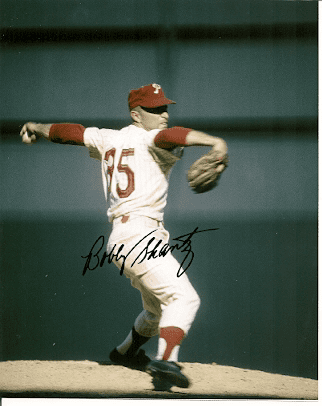 AUTOGRAPHED 8x10 photo BOBBY SHANTZ Philadelphia Phillies