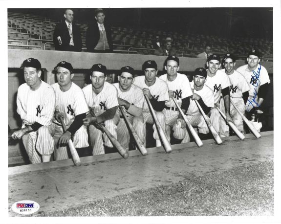 AUTOGRAPHED SPEC SHEA 8X10 NEW YORK YANKEES photo PSA/DNA
