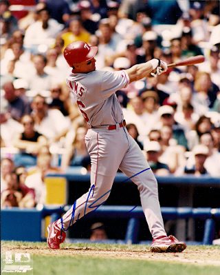 AUTOGRAPHED  photo MIKE SIMMS Texas Rangers