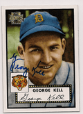 GEORGE KELL Autographed 2001 Topps Archive Card