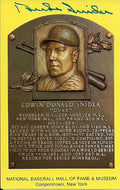 Autographed Duke Snider Hall of Fame Gold Plaque