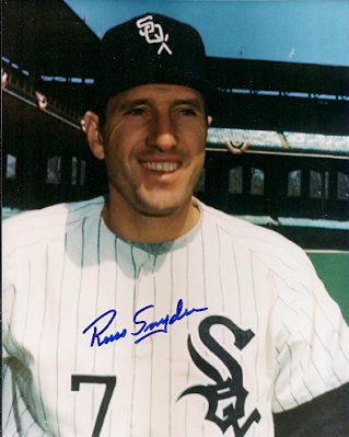 AUTOGRAPHED  photo RUSS SNYDER  Chicago White Sox