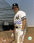 AUTOGRAPHED ERIC SODERHOLM photo  New York Yankees