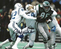AUTOGRAPHED JOHN SPANOLA 8x10 Philadelphia Eagles Photo