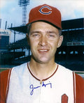 AUTOGRAPHED JACK SPRING 8x10 Cleveland Indians Photo