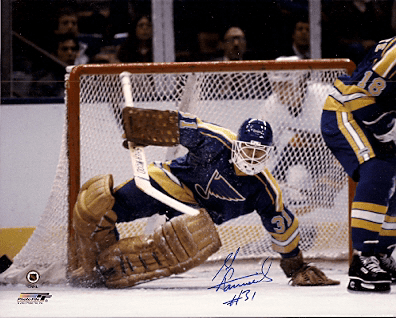 Autographed ED STANIOWSKI 8x10 St. Louis Blues Photo