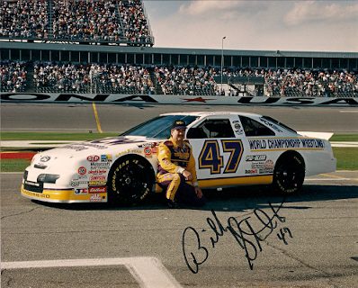 Auotgraphed BILL STANDRIDGE- NASCAR Photo