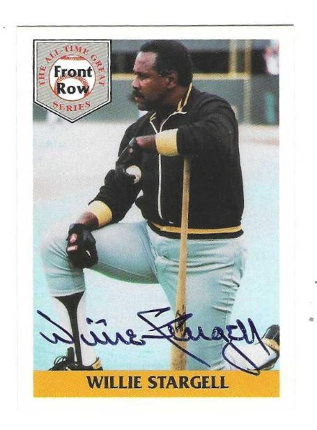 Autographed WILLIE STARGELL Pittsburgh Pirates 1992 Front Row All Time Greats #2