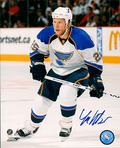 Autographed YAN STASTNY 8X10 St. Louis Blues Photo