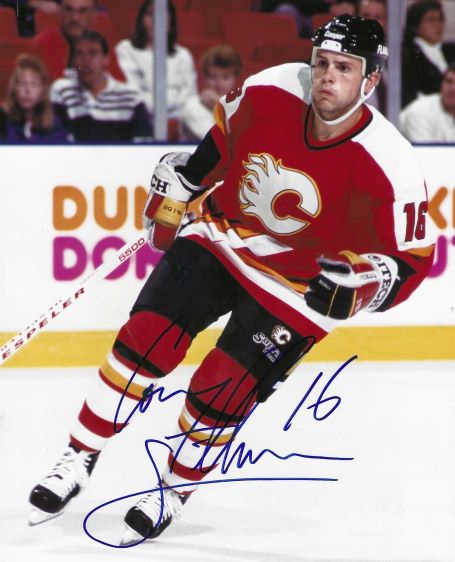 Autographed CORY STILLMAN 8X10 Calgary Flames Photo