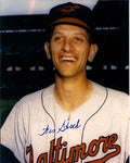 AUTOGRAPHED WES STOCK 8x10 Baltimore Orioles Photo