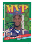 Autographed 1991 Donruss DARRYL STRAWBERRY New York Mets card #408