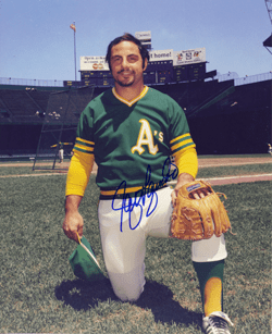 AUTOGRAPHED SIGNED photo  SAL BANDO #5 Oakland A's