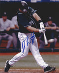 Autographed Ty Wiggington 8X10 Tampa Bay Rays Photo.