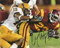 Autographed CHAUNCEY WASHINGTON  USC Trojans Photo