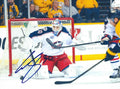 Autographed Curtis McElhinney 8X10 Columbus Blue Jackets Photo