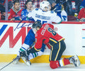 Autographed Joe Colborne Calgary Flames 8x10 Photo