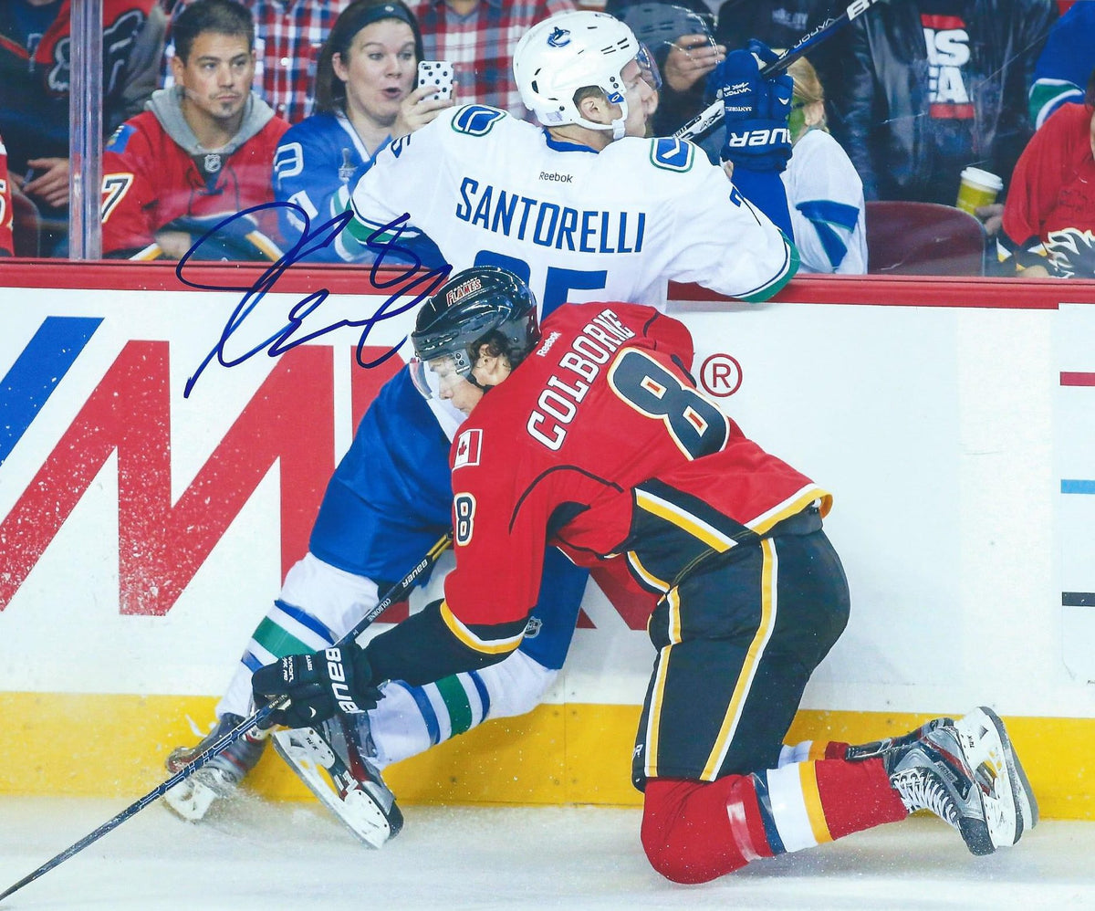 Autographed Joe Colborne Calgary Flames 8x10 Photo