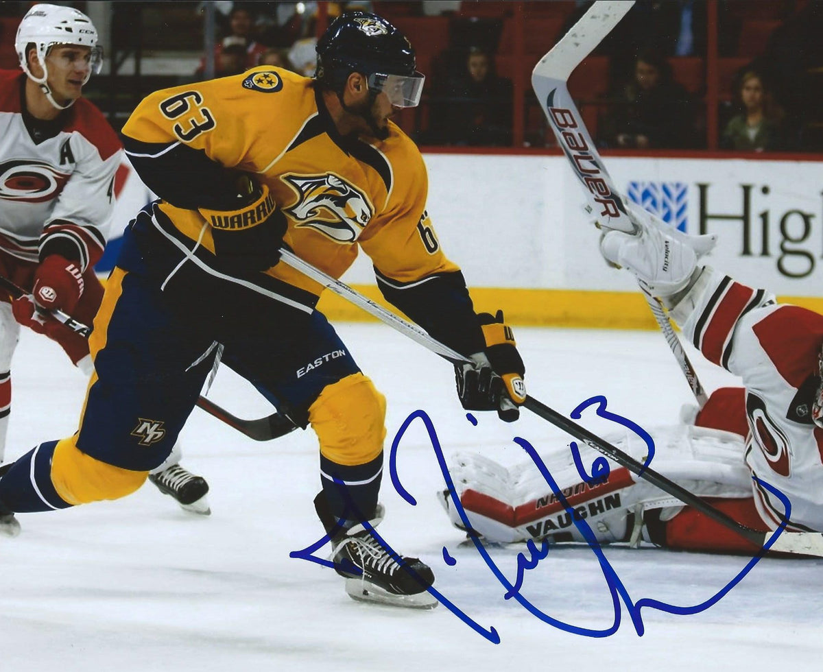Autographed Mike Ribeiro Nashville Predators 8x10 photo
