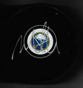 Autographed MATT MOULSON Buffalo Sabres Hockey Puck