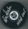 Autographed  NICK NICKSON Los Angeles Kings Hockey Puck