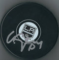 Autographed CHRISTIAN EHRHOFF Hockey Puck