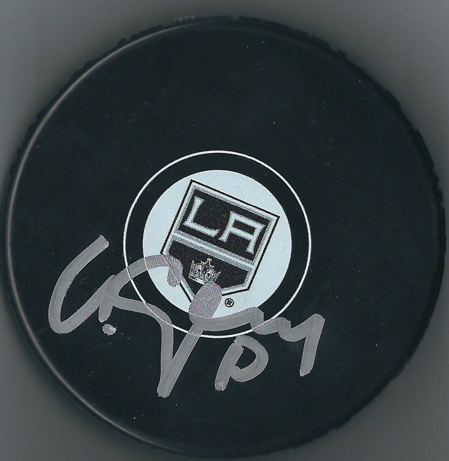 Autographed CHRISTIAN EHRHOFF Hockey Puck