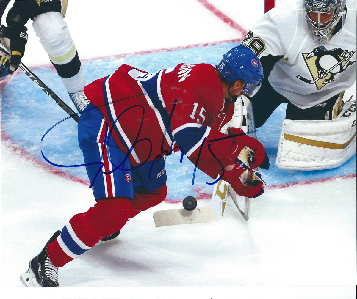 Autographed TOMAS FLEISCHMANN 8X10 Montreal Canadiens Photo