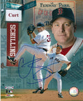 AUTOGRAPHED CURT SCHILLING  8X10  Boston Red Sox photo