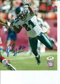 Autographed JOSELIO HANSON 8X10 Philadelphia Eagles Photo