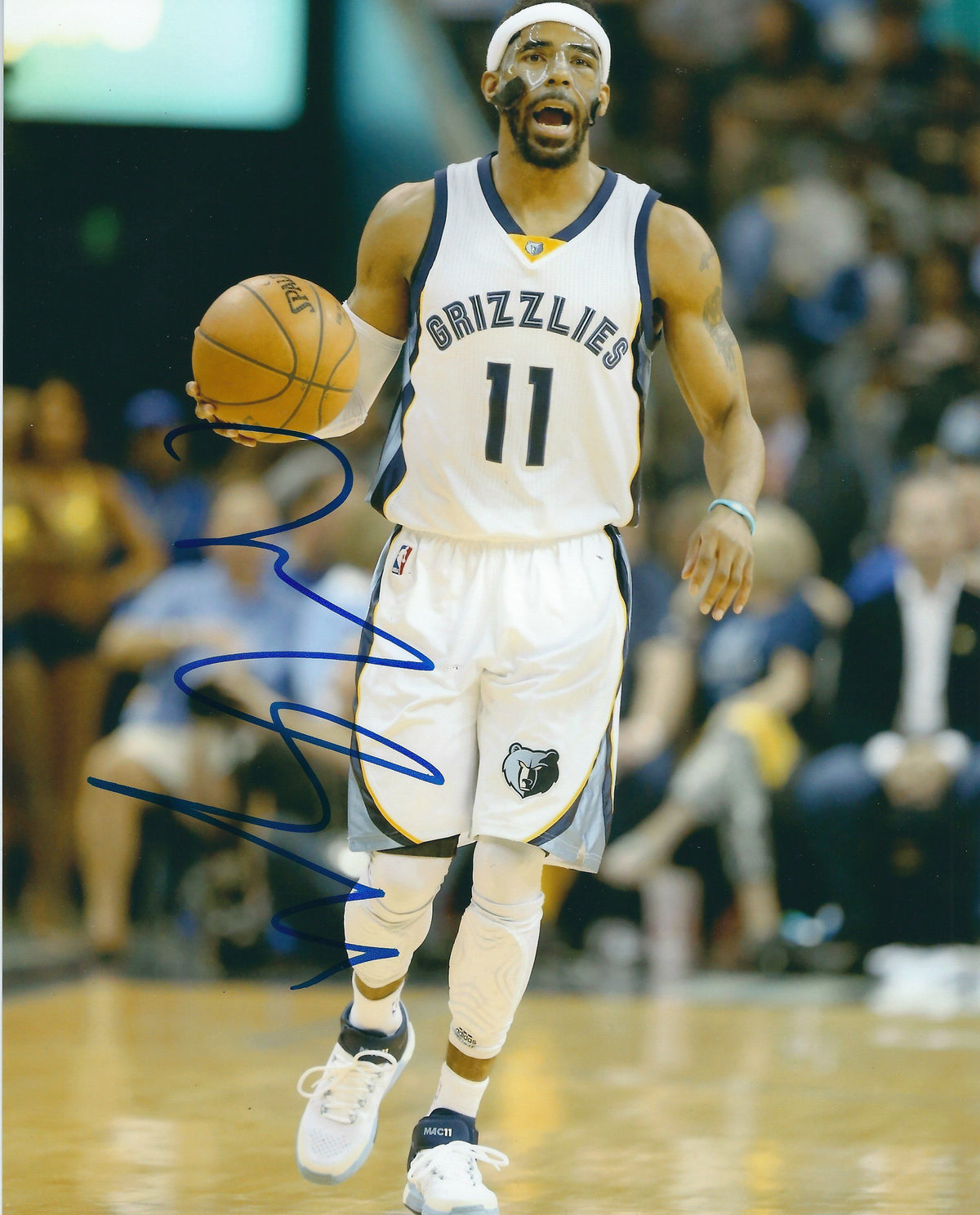 Autographed MIKE CONLEY JR 8X10 Memphis Grizzlies Photo