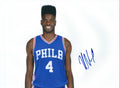 AUTOGRAPHED NERLENS NOEL 8X10 Philadelphia 76'ers photo