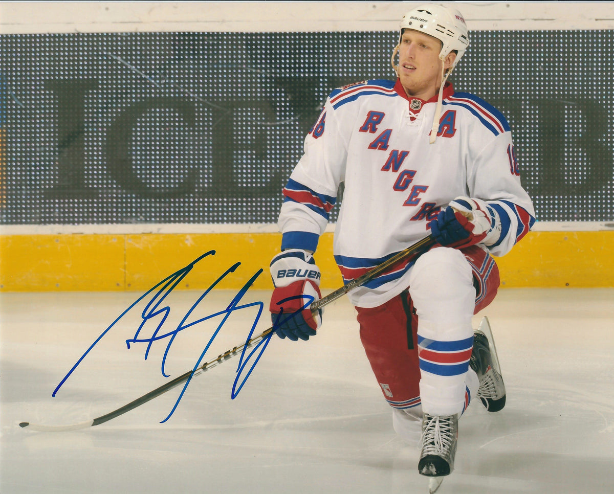 Autographed MARC STAAL  8X10 New York Rangers Photo