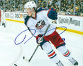 Autographed RYAN JOHANSEN 8X10 Columbus Blue Jackets Photo