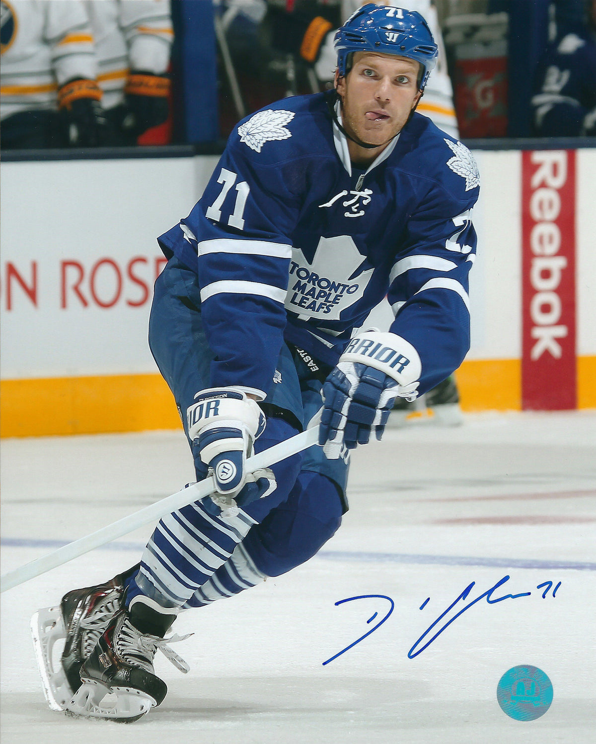 Autographed DAVID CLARKSON 8X10 Maple Leafs  photo