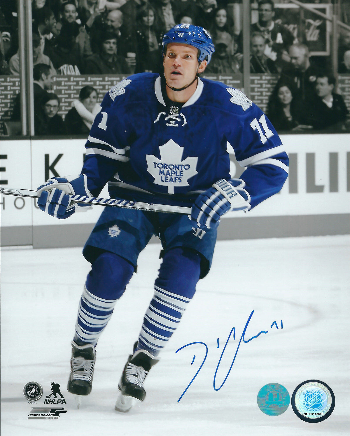 Autographed DAVID CLARKSON 8x10 Toronto Maple Leafs  photo