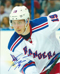 Autographed JESPER FAST 8X10 New York Rangers Photo