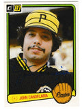 Autographed JOHN CANDELARIA 1983 Donruss Card